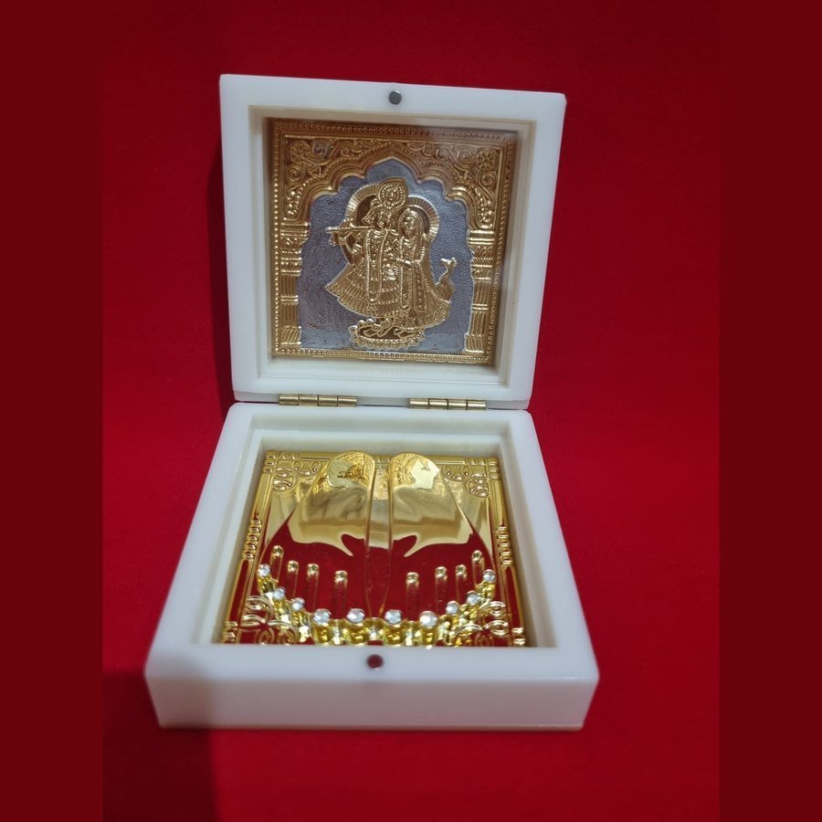 Krishna pocket temple with charan paduka, Festive & Pooja, Tirth Enterprise