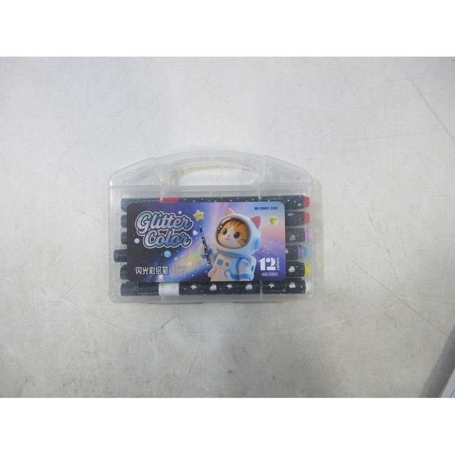 Glitter Colour Marker, Single Tip (12 Colours) — Markers & Highlighters wholesale, item #0049