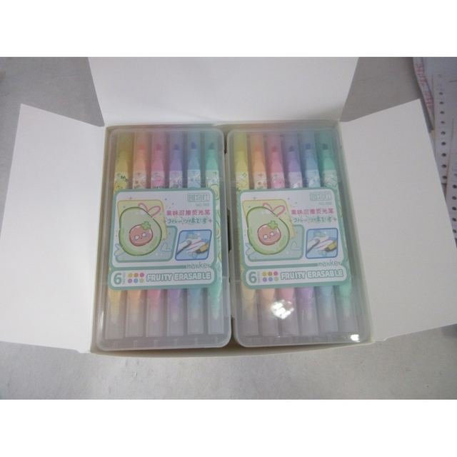 Fruity Erasable Marker Set (6 Colours) — Markers & Highlighters wholesale, item #0052
