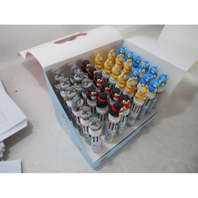 10-Colour Pen (Cute Toons) — Pens wholesale, item #0085