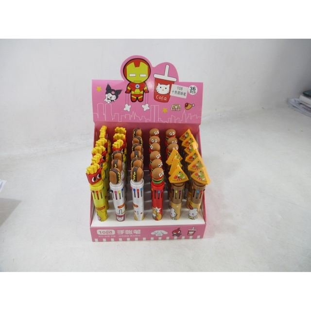 10-Colour Pen (Fast Food) — Pens wholesale, item #0140