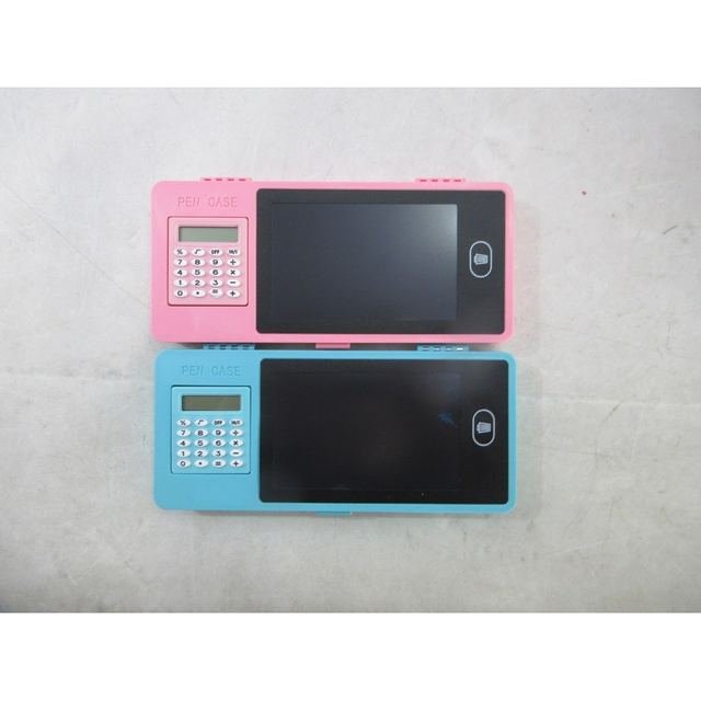 LCD Drawing Box With Calculator — Pencil Boxes wholesale, item #0400