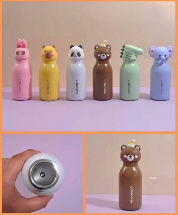 Cute animal bottles (450 ml)