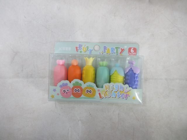 Mini Highlighter (Fruits) 6 colour — Highlighters wholesale, item #XC-209