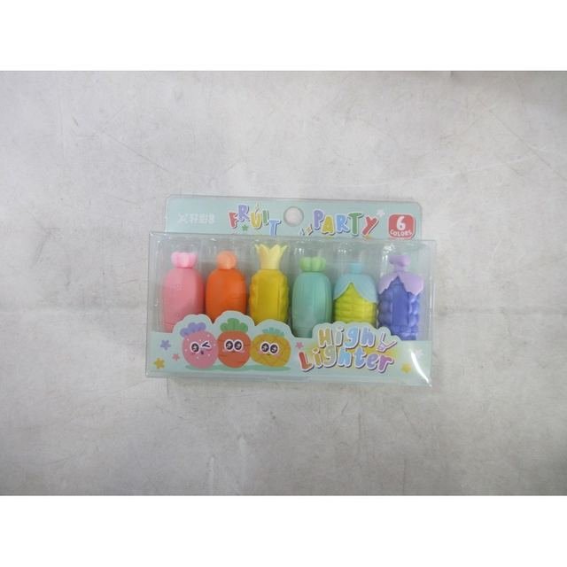 Mini Highlighter – Fruits (6 Colours) — Markers & Highlighters wholesale, item #XC-209